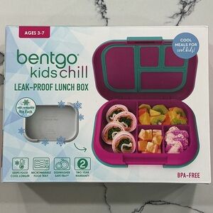 Bentgo Kids Chill Leak-Proof Lunch Box - Vibrant Pink